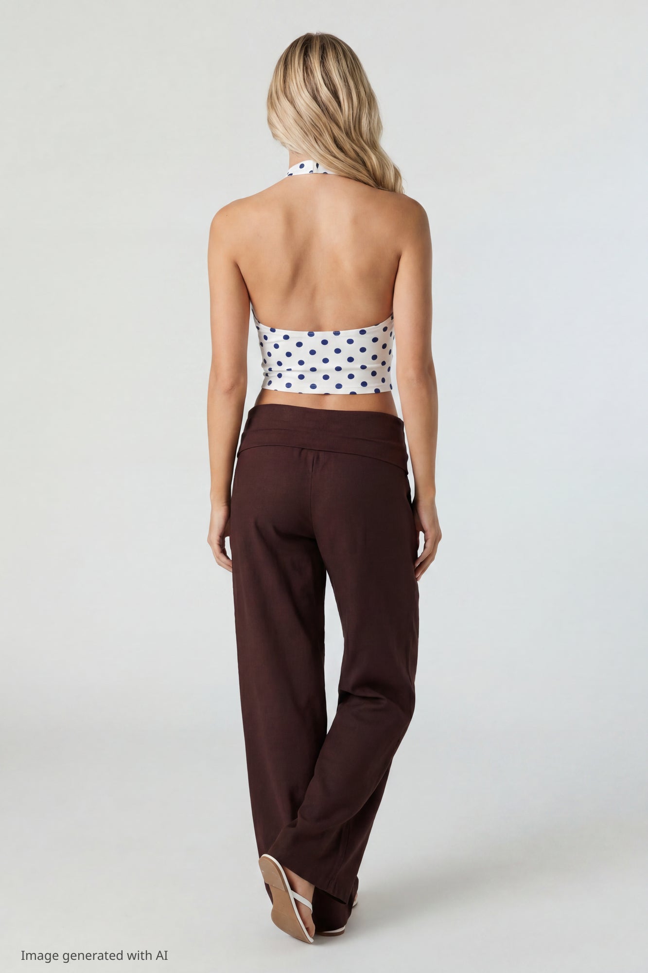 Soft V-Neck Halter Top