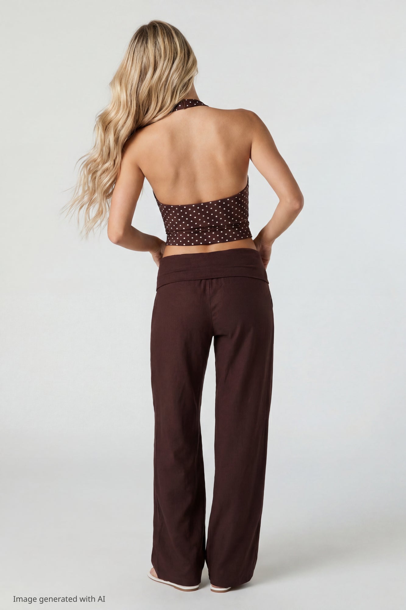 Soft V-Neck Halter Top