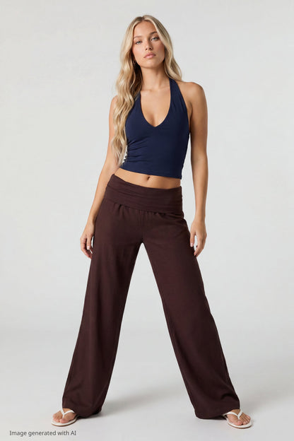 Soft V-Neck Halter Top