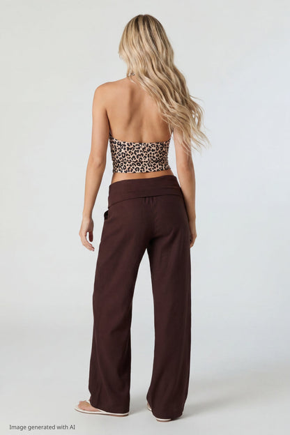Soft V-Neck Halter Top