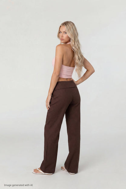Soft V-Neck Halter Top