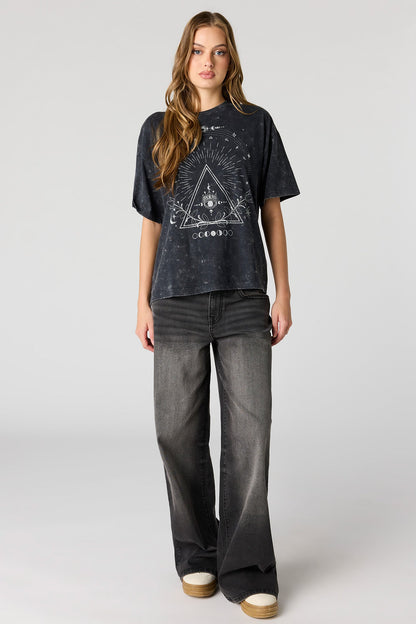 Graphic Washed Boyfriend T-Shirt