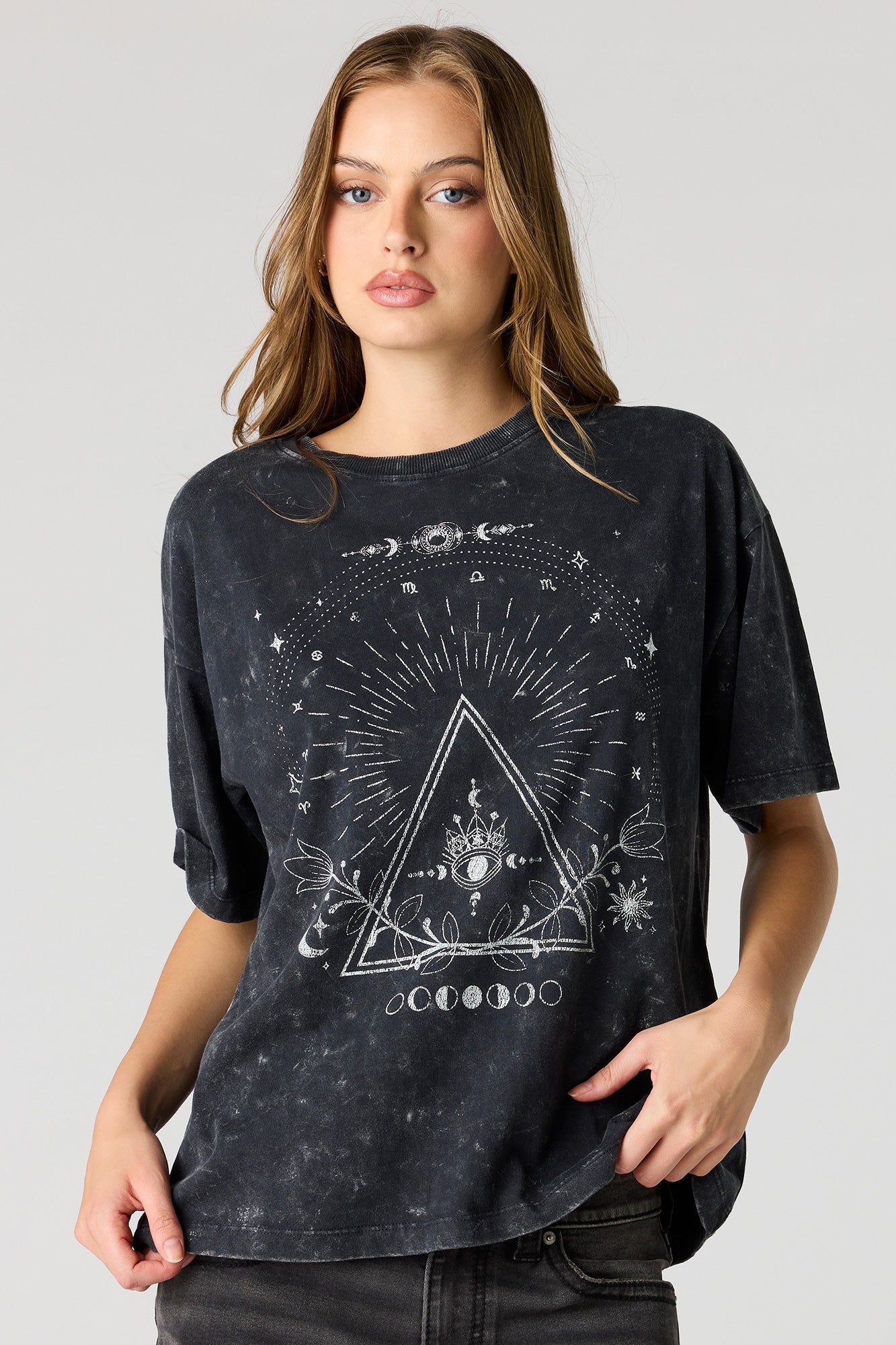 Graphic Washed Boyfriend T-Shirt