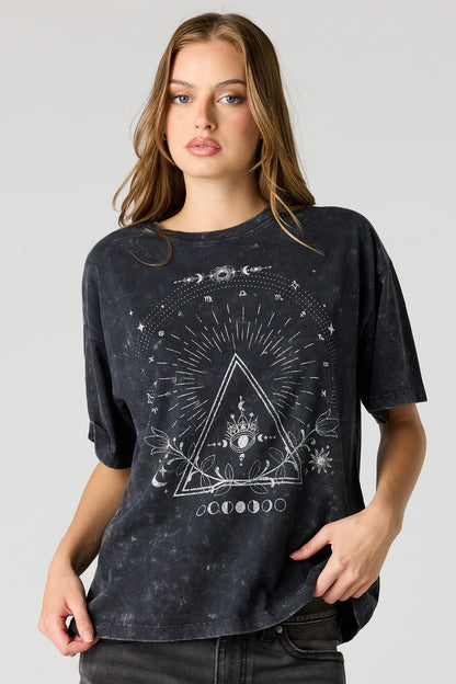 Graphic Washed Boyfriend T-Shirt
