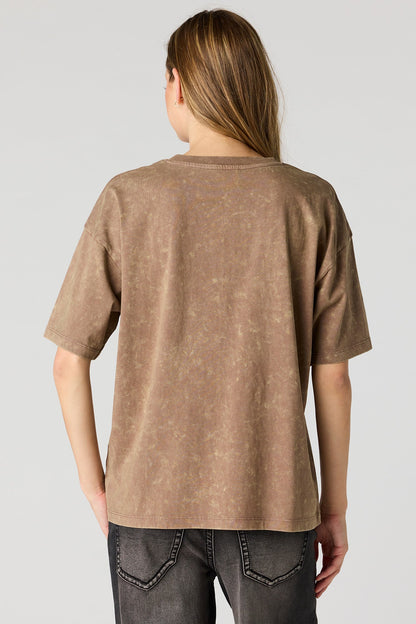 Graphic Washed Boyfriend T-Shirt