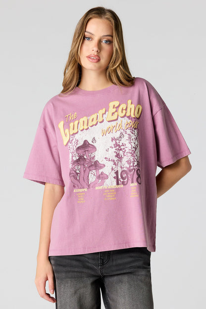 Graphic Washed Boyfriend T-Shirt