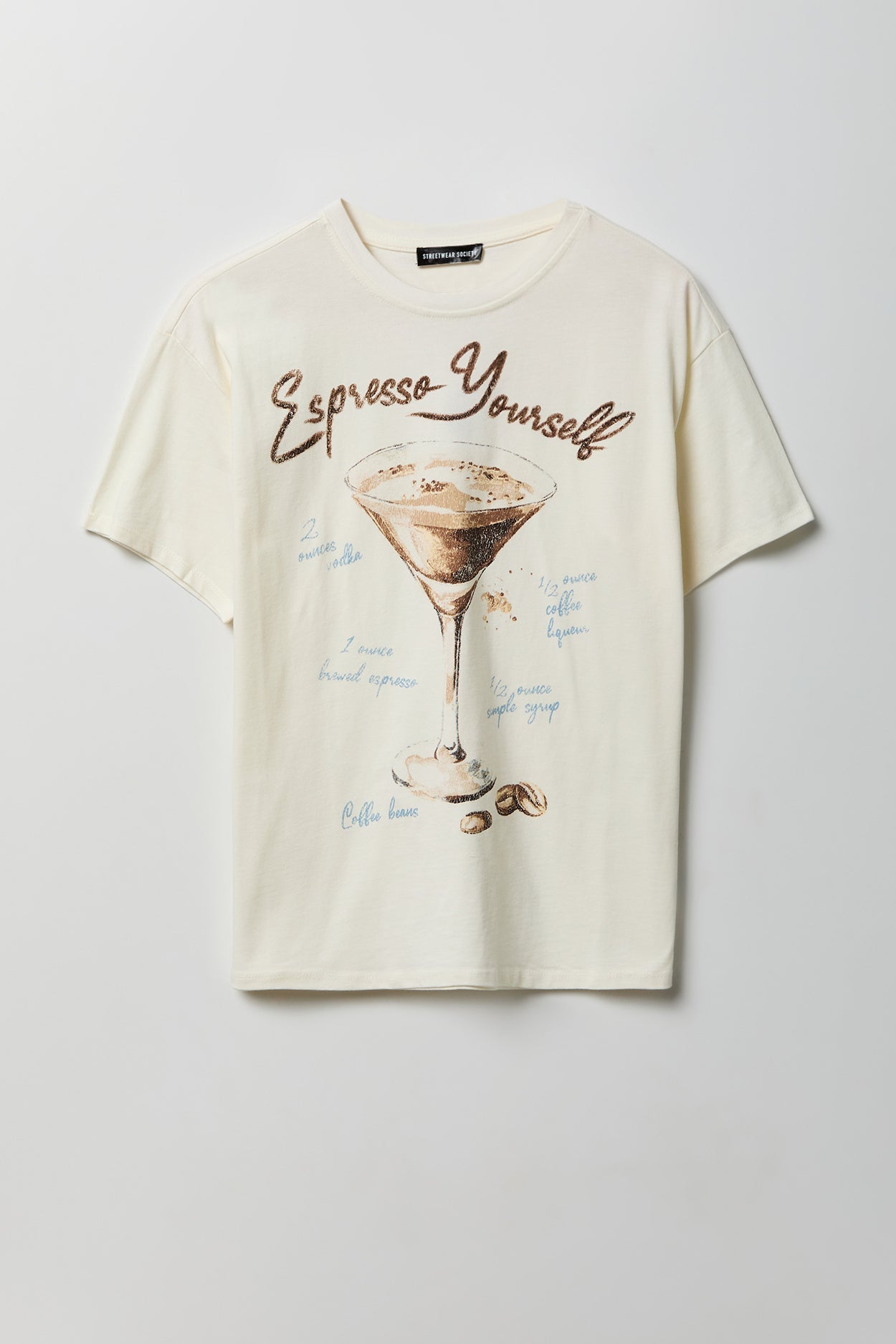Cocktail Graphic Boyfriend T-Shirt