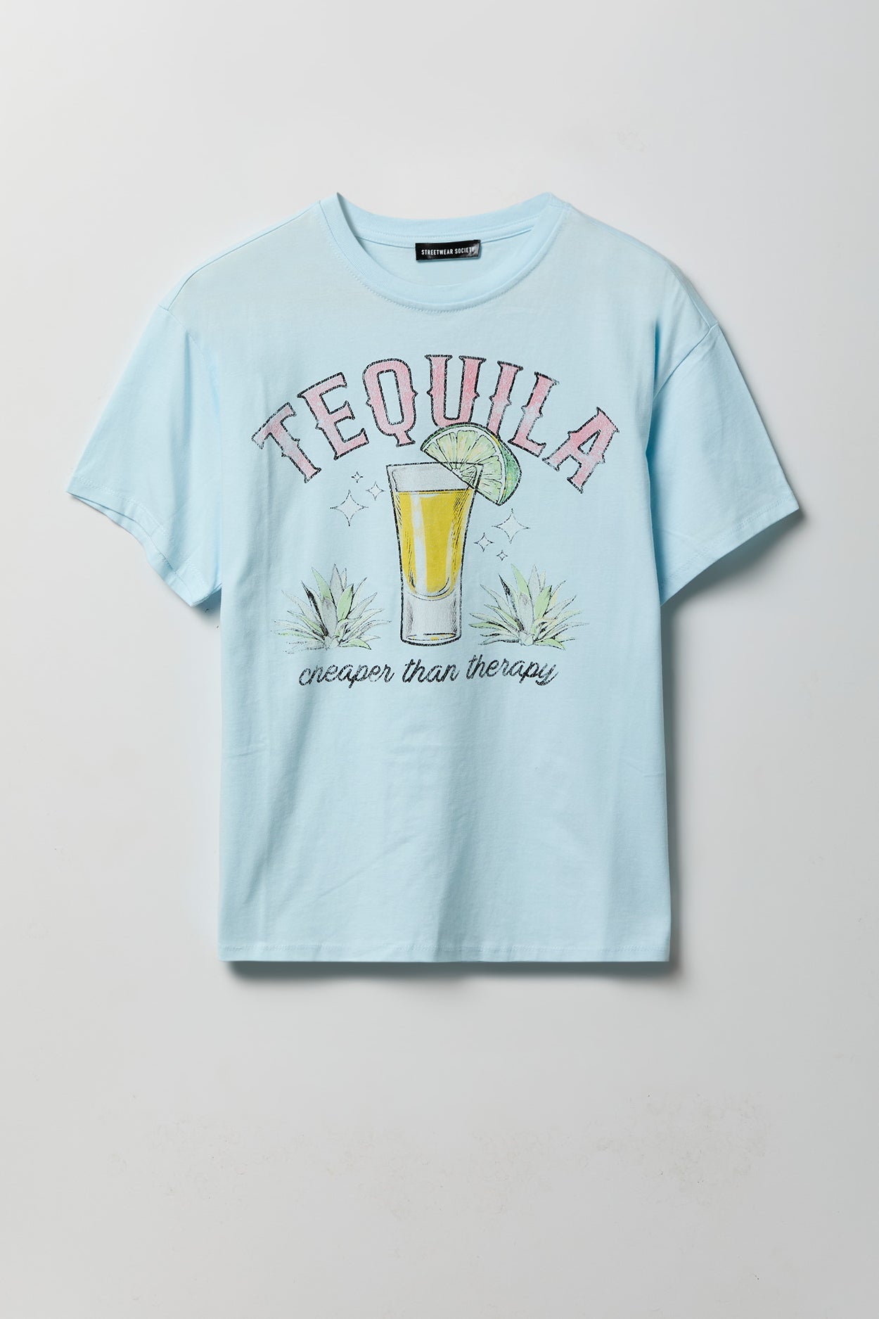 Cocktail Graphic Boyfriend T-Shirt