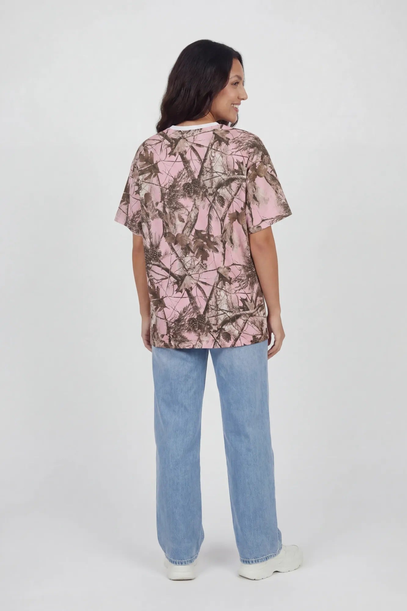 Oversized Camo Graphic T-Shirt