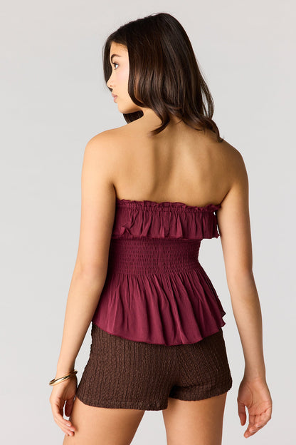 Ruffle Tube Top