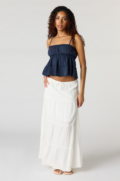 Ruffle Babydoll Tank