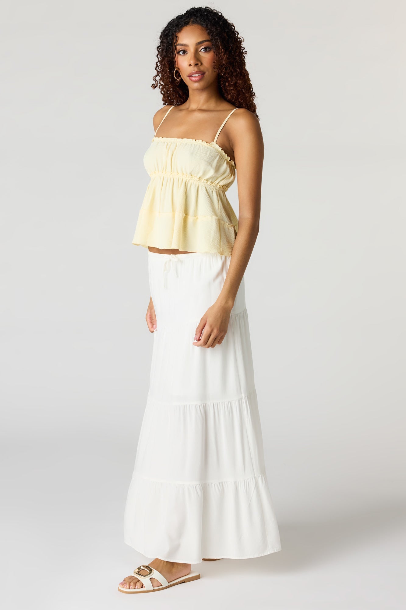 Ruffle Babydoll Tank