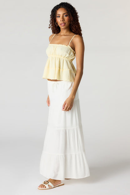 Ruffle Babydoll Tank