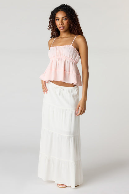 Ruffle Babydoll Tank
