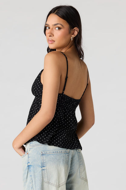 Printed Babydoll Tank