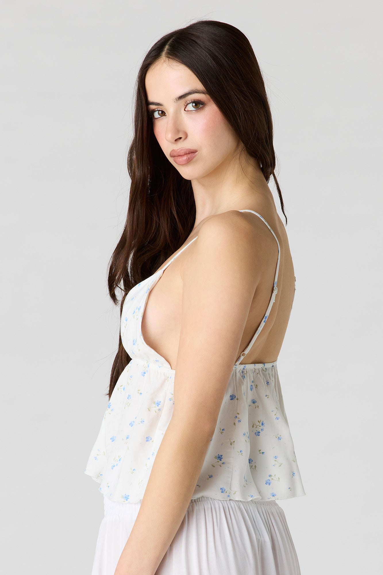 Printed Baby Doll Top