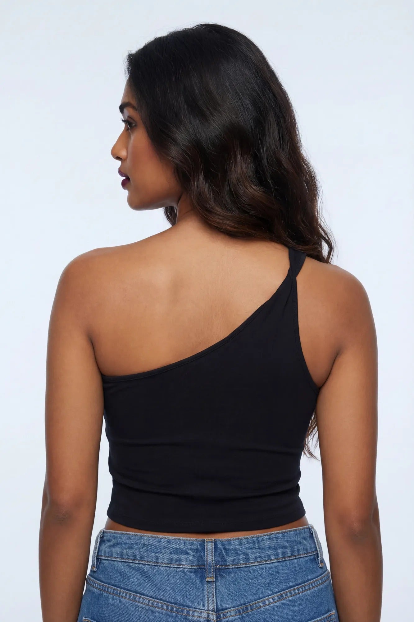 Playboy Contour One Shoulder Top