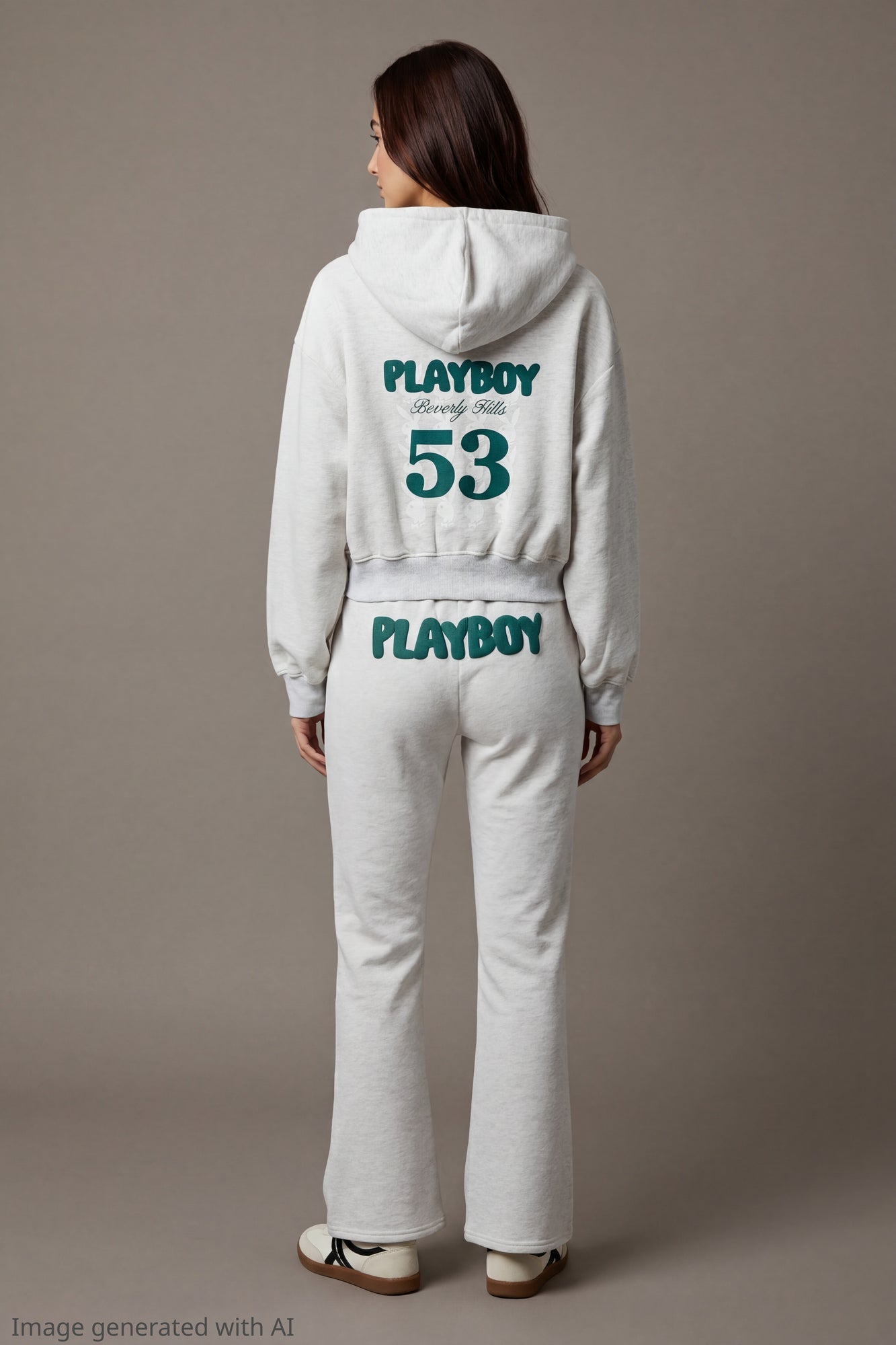 Playboy Fleece Graphic Flare Pant
