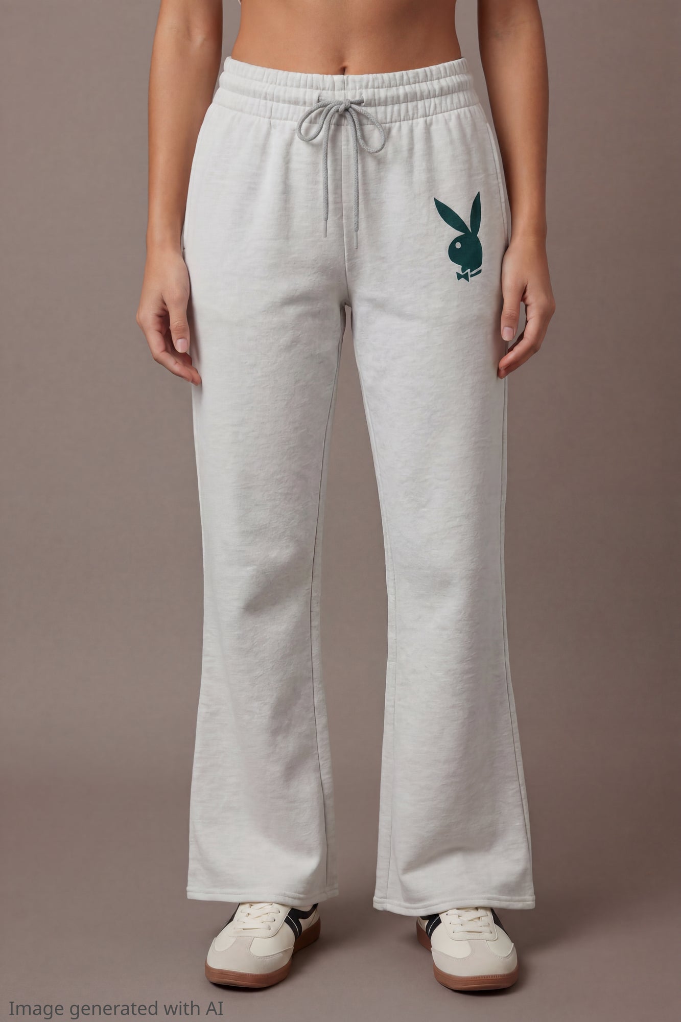 Playboy Fleece Graphic Flare Pant