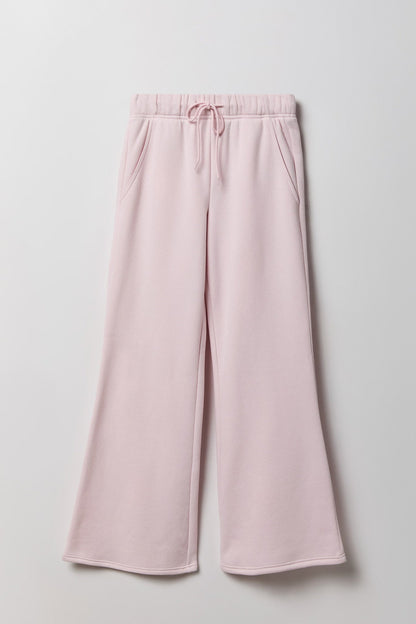 Fleece Wide Leg Sweatpant
