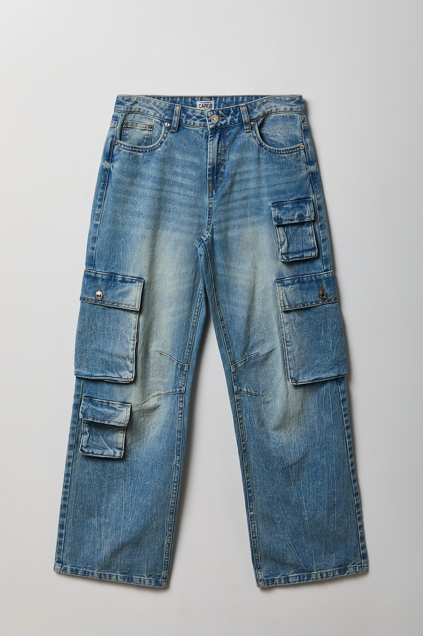 Multi Pocket Cargo Jean