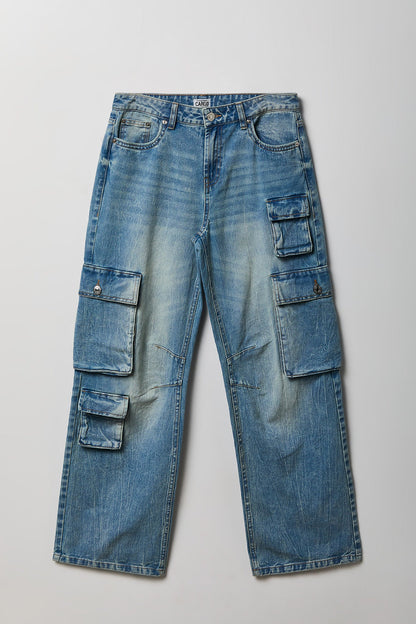 Multi Pocket Cargo Jean
