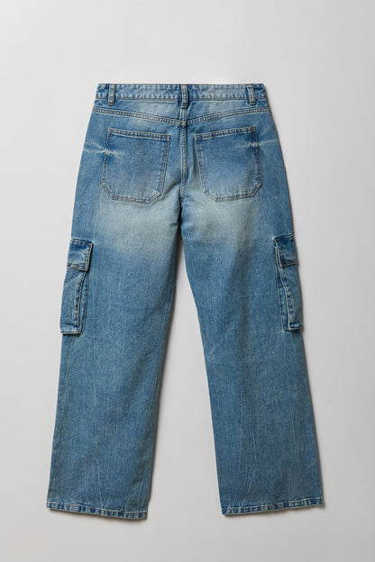 Multi Pocket Cargo Jean