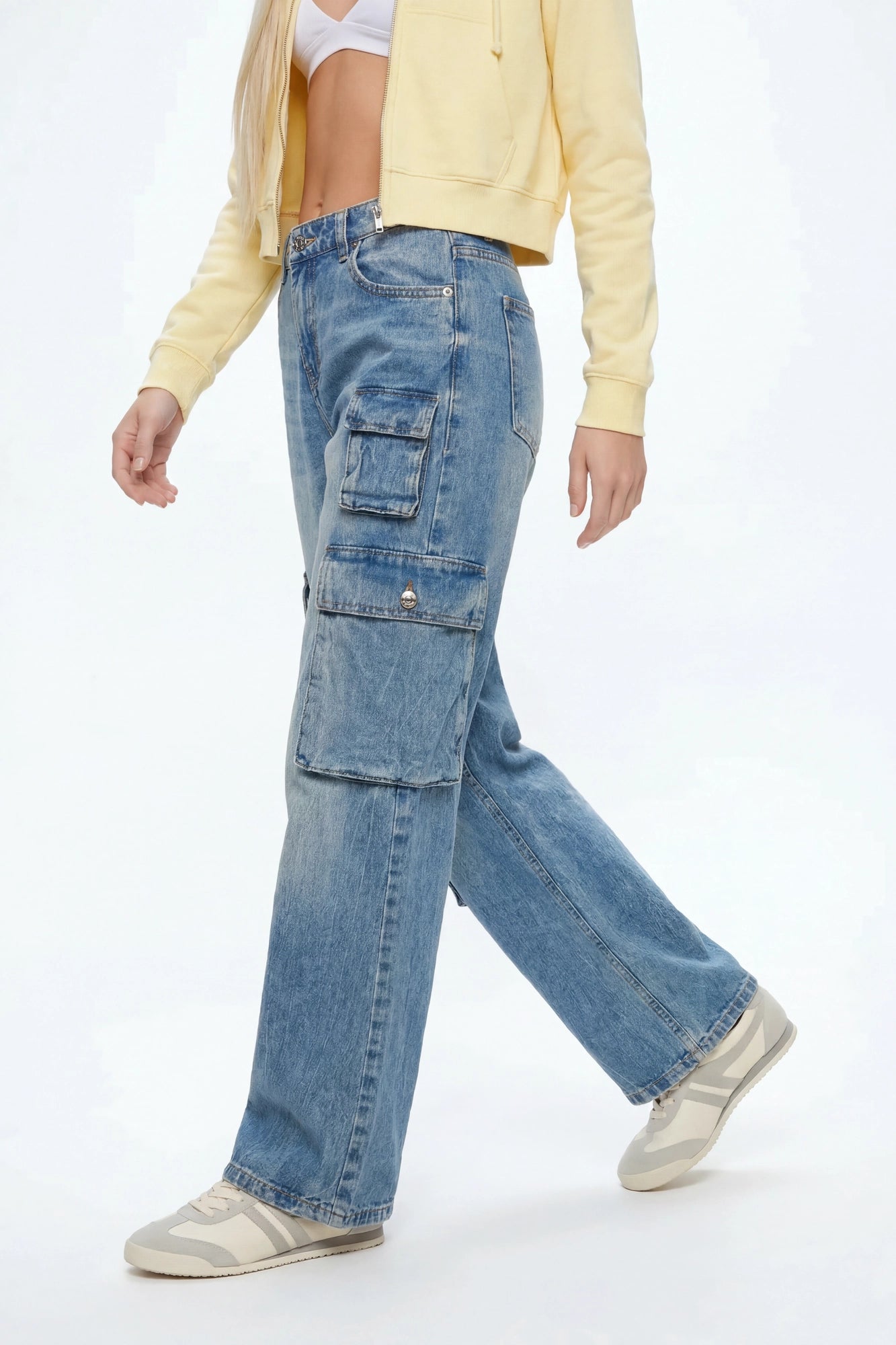 Multi Pocket Cargo Jean
