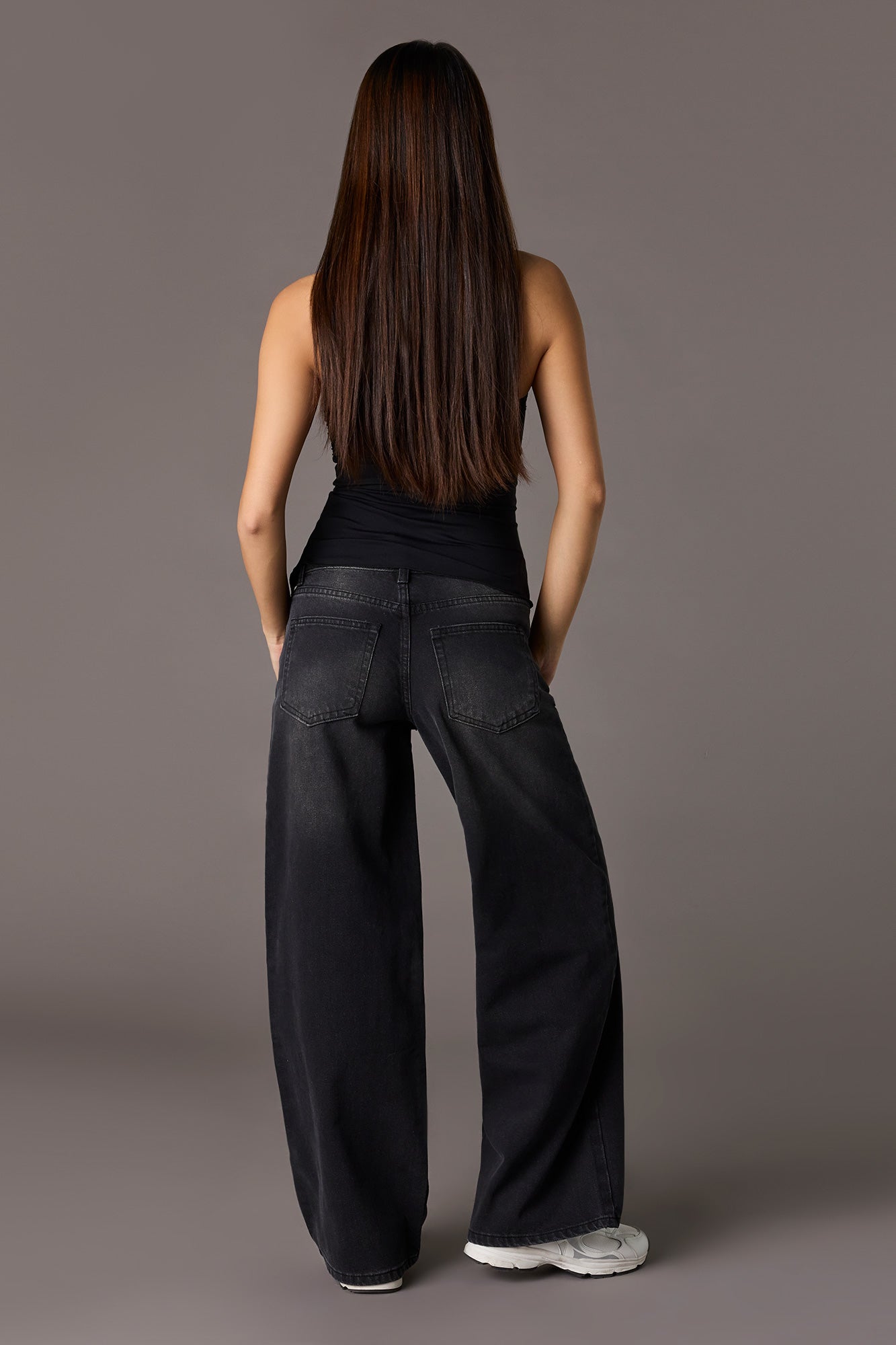 Playboy Washed Low Rise Super Baggy Jean