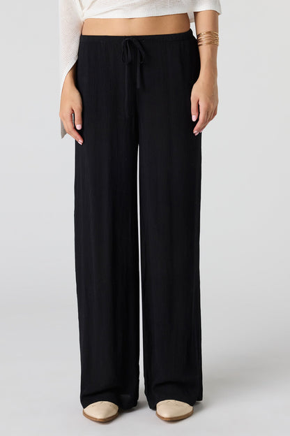 Flowy Wide Leg Drawstring Pant