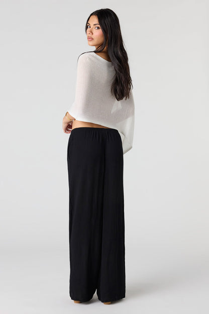 Flowy Wide Leg Drawstring Pant