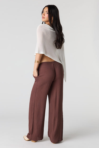 Flowy Wide Leg Drawstring Pant