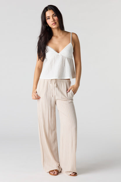 Flowy Wide Leg Drawstring Pant