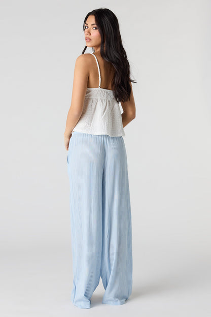 Flowy Wide Leg Drawstring Pant