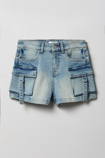 Denim Cargo Short