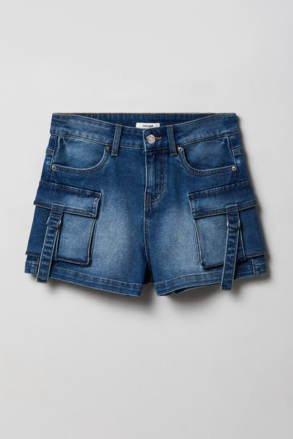 Denim Cargo Short