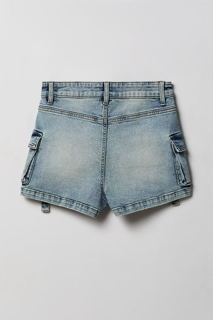 Denim Cargo Short
