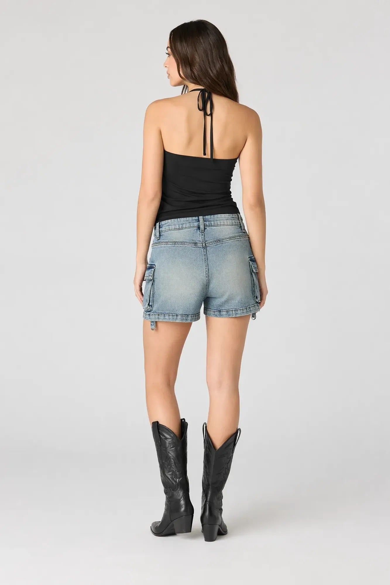 Denim Cargo Short