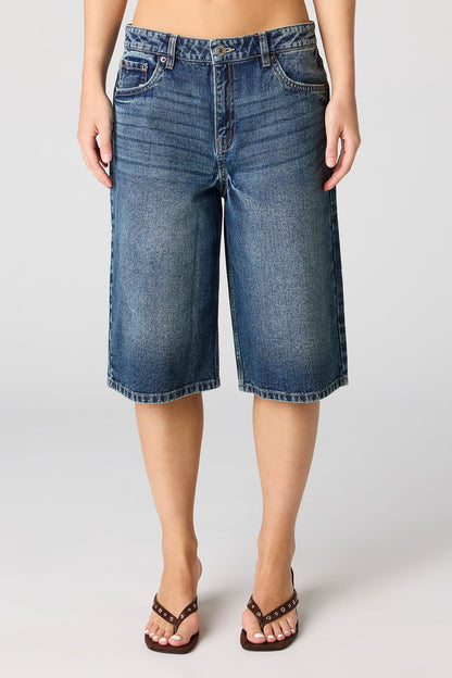 Low Rise Dark Jort 13"