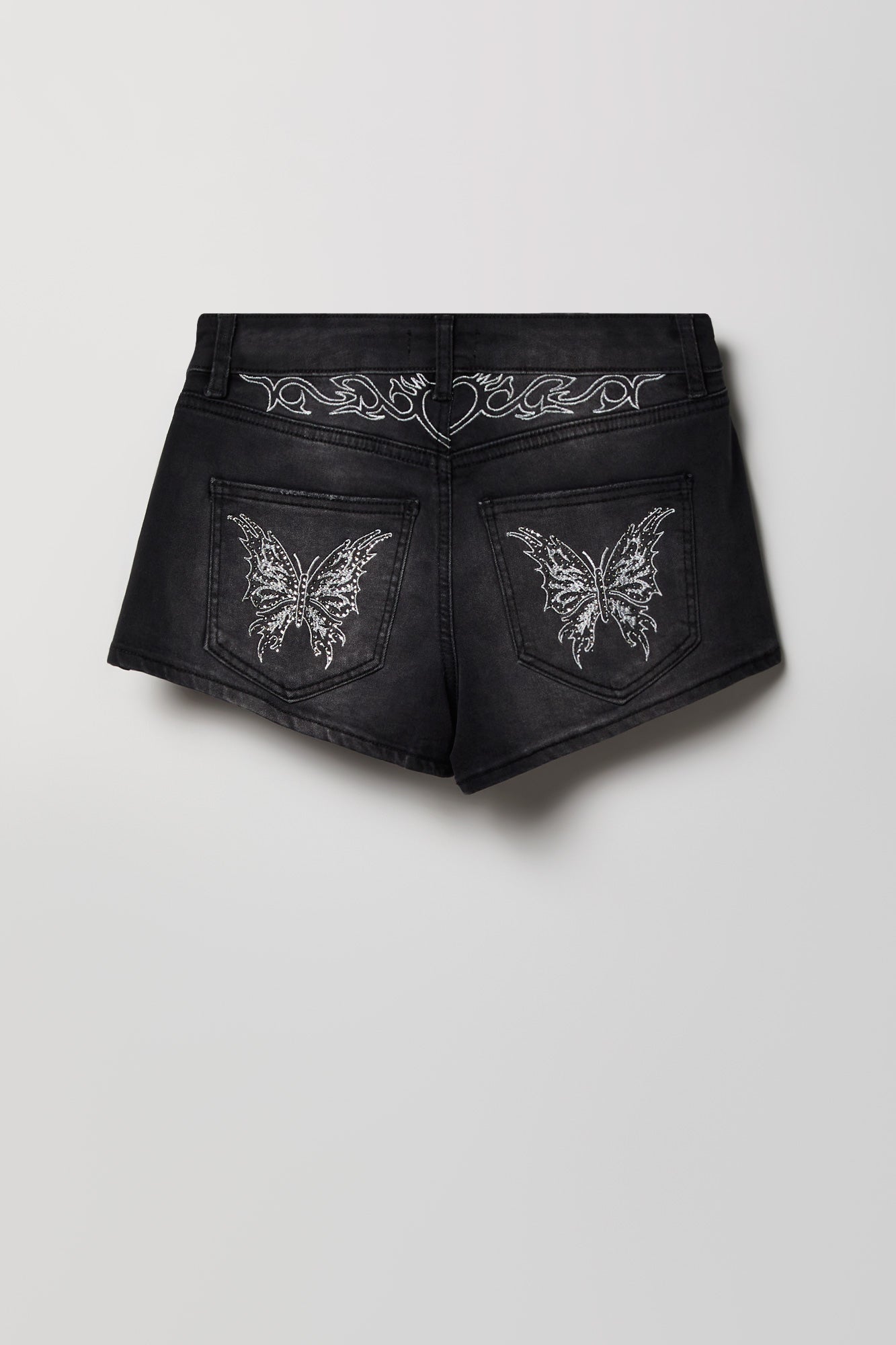 South Beach Low Rise Rhinestone Denim Short