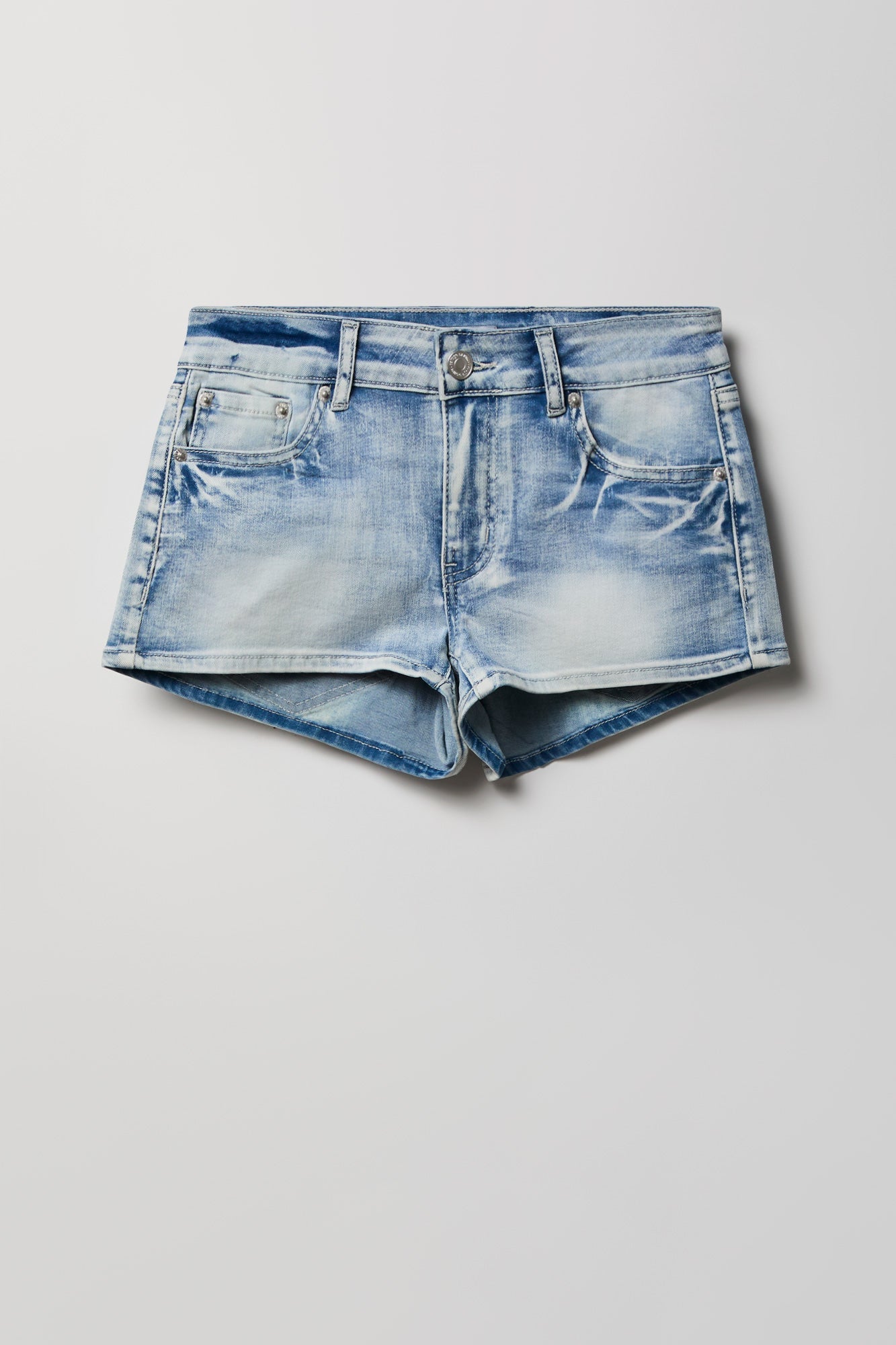 South Beach Low Rise Rhinestone Denim Short