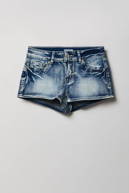 South Beach Low Rise Rhinestone Denim Short