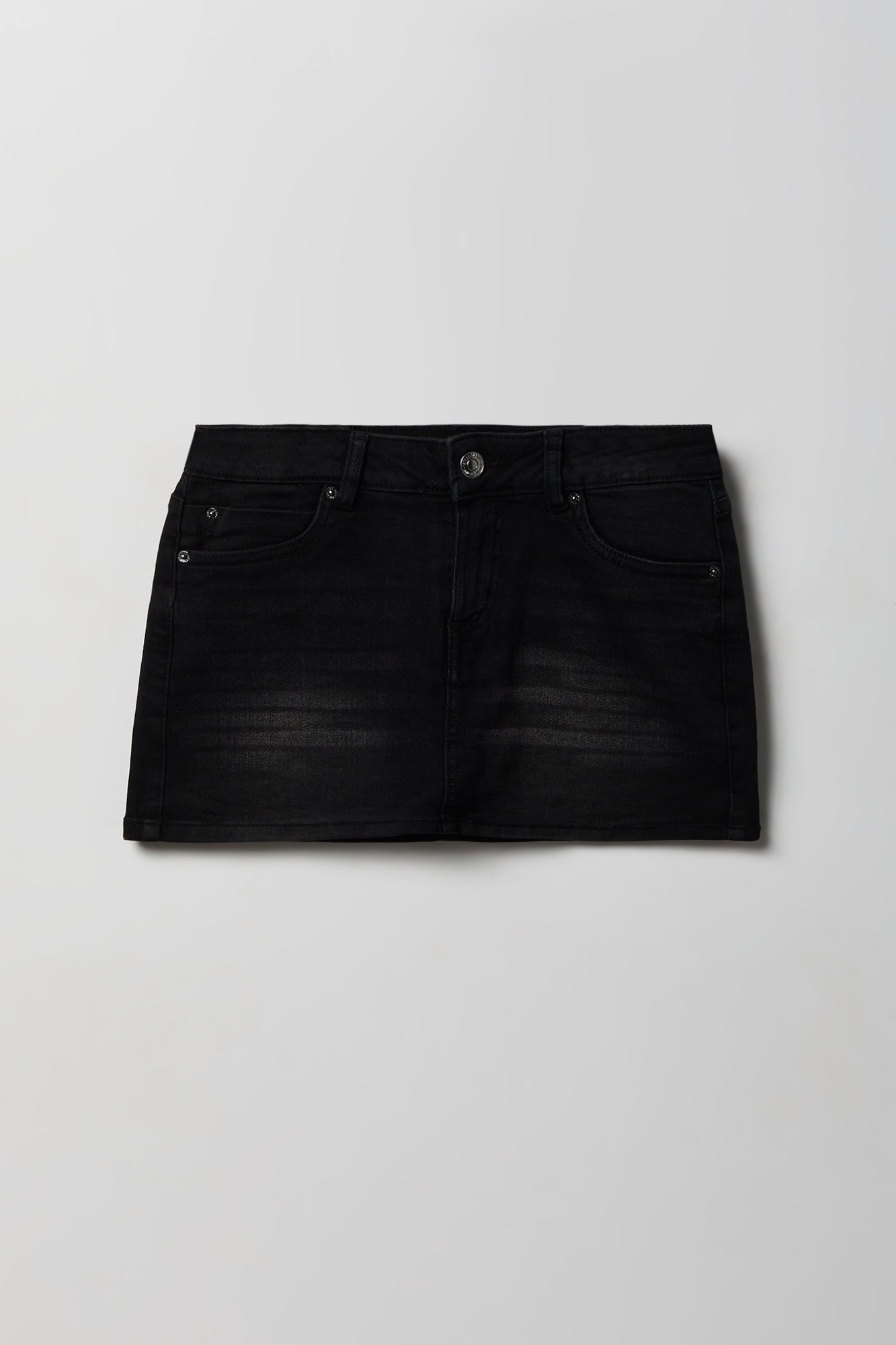 Denim Micro Mini Skirt