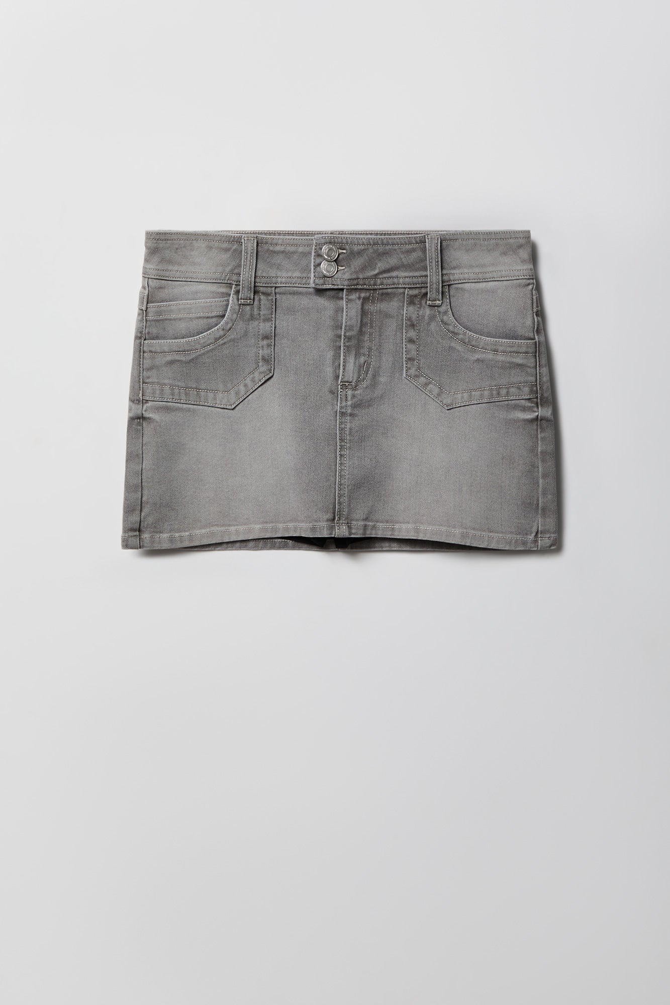 Micro Denim Skort