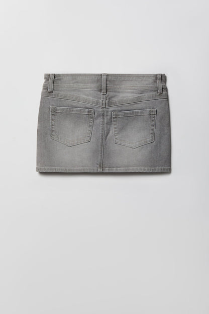 Micro Denim Skort