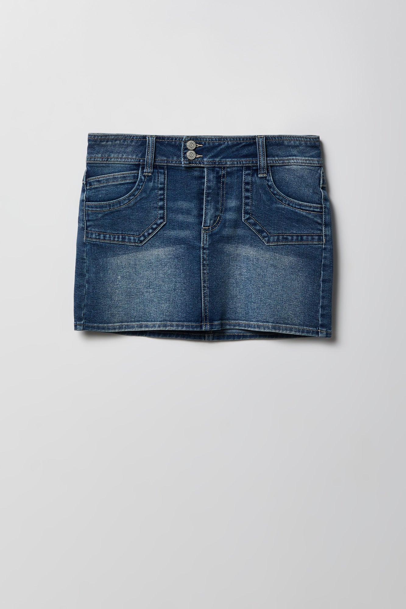 Micro Denim Skort