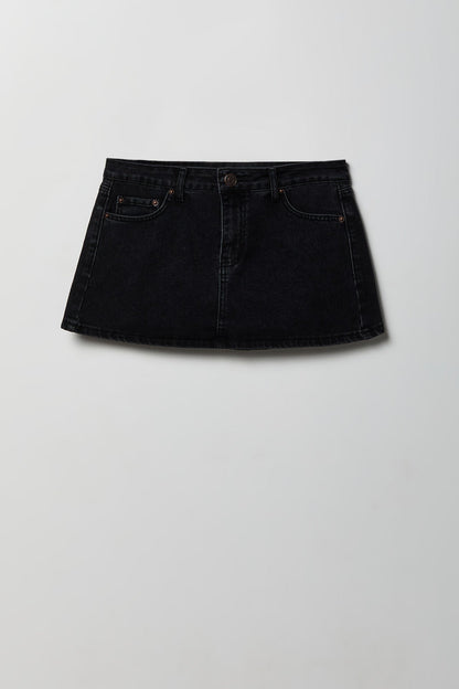 Denim Mini Skort