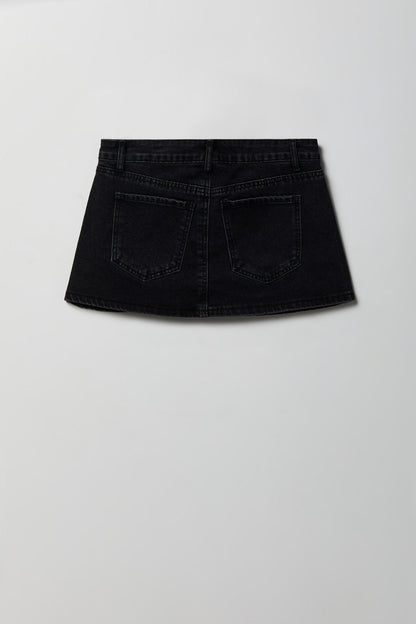 Denim Mini Skort