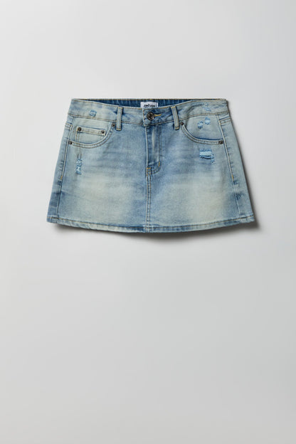 Denim Mini Skort