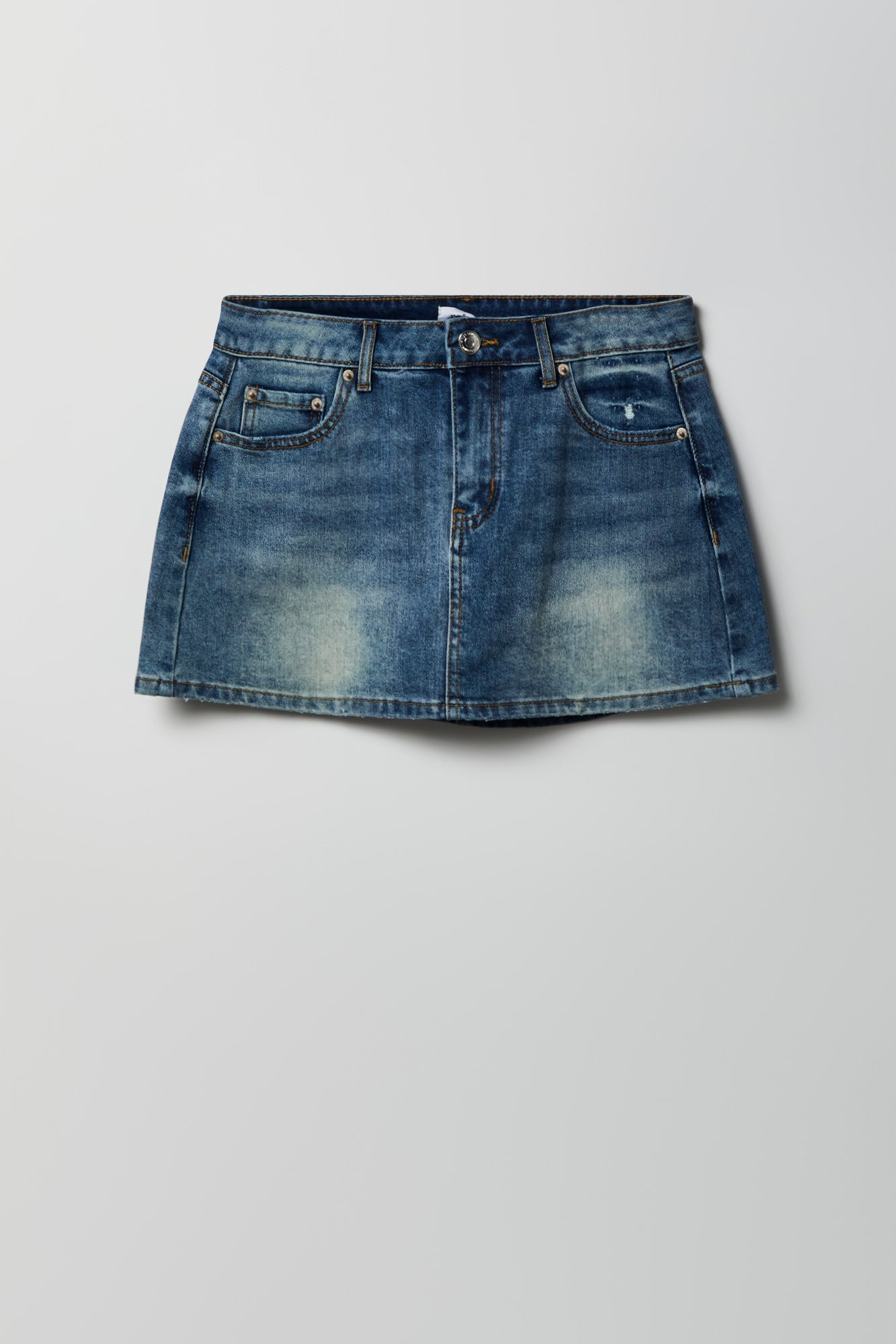 Denim Mini Skort